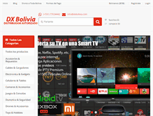 Tablet Screenshot of dxbolivia.com